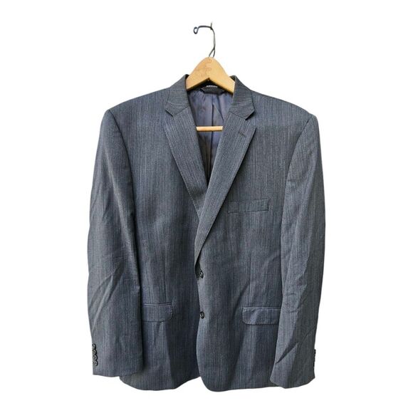 Lauren Ralph Lauren Slim Fit Wool Blazer Men’s 48 R Gray Sports Coat 2 Button - Picture 1 of 10